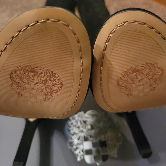 Vince Camuto Shassa Womens Suede Leather Peep Toe Over-The-Knee Boots - Picture 7 of 14